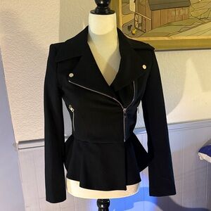 Zara Black Peplum Women's Jacket